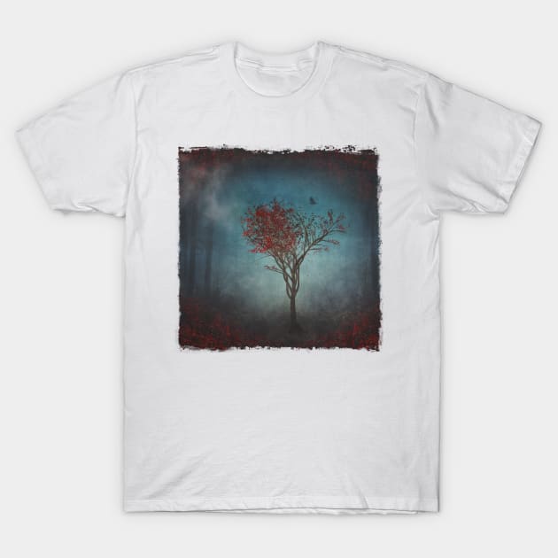 Tree Fantasy - Moody Forest Scenery T-Shirt by DyrkWyst